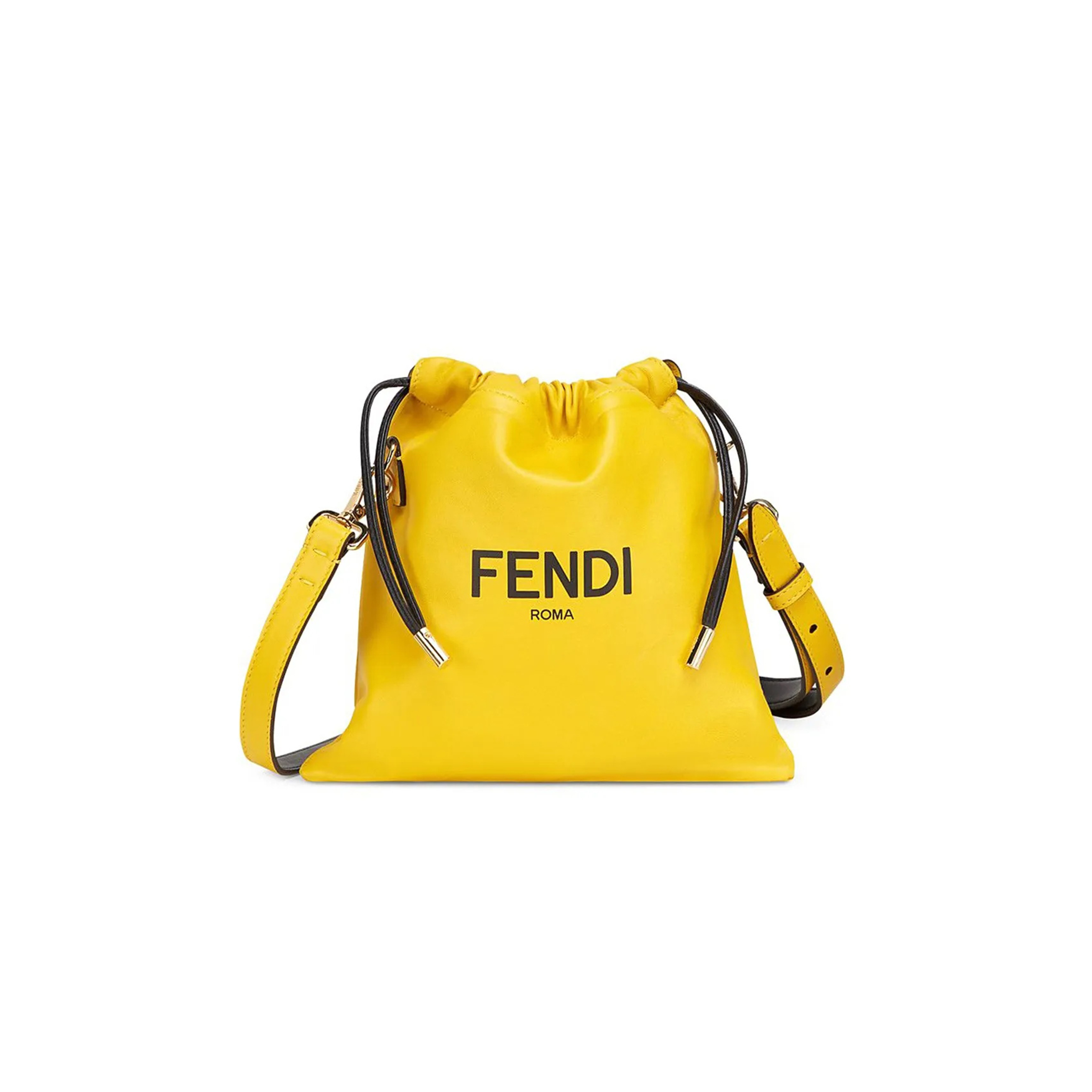 F**di soft nappa logo small drawstring pouch bag 7va510adm9f0v3c (24*23*2cm)
